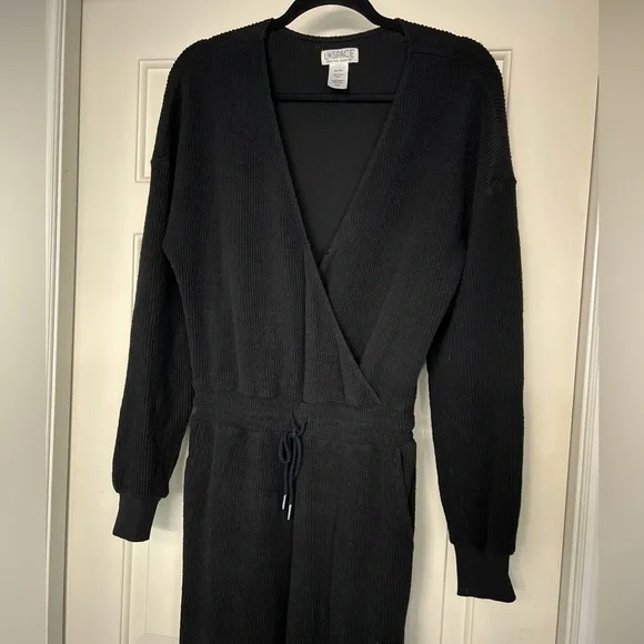 L Space‎ Black Ribbed Coastin Jumpsuit - Picture 4 of 8